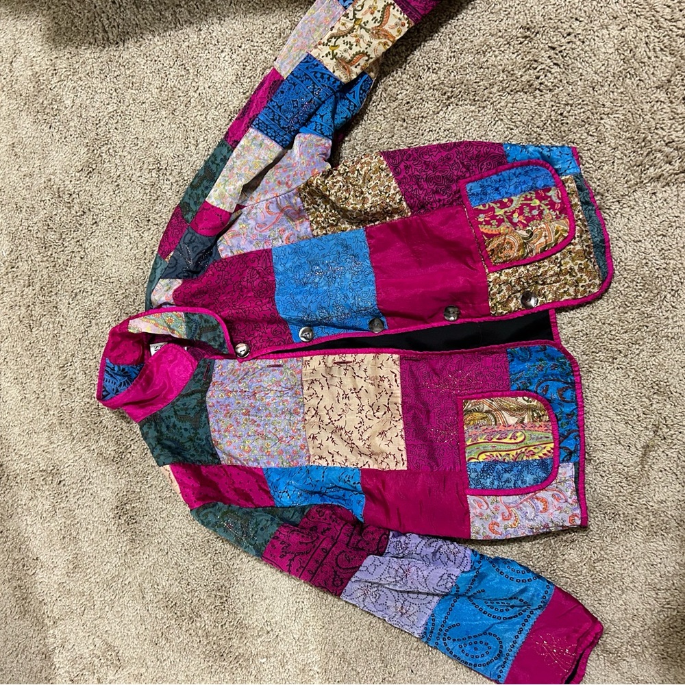 Vintage patchwork jacket